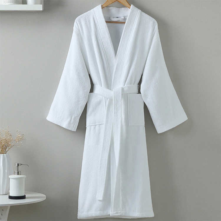 Hot Selling Factory Design Luxury Bathrobe Men Terry Cloth Bathrobe for Hotel Use