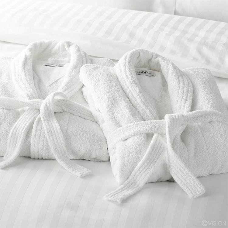 Hot Selling Factory Design Luxury Bathrobe Men Terry Cloth Bathrobe for Hotel Use