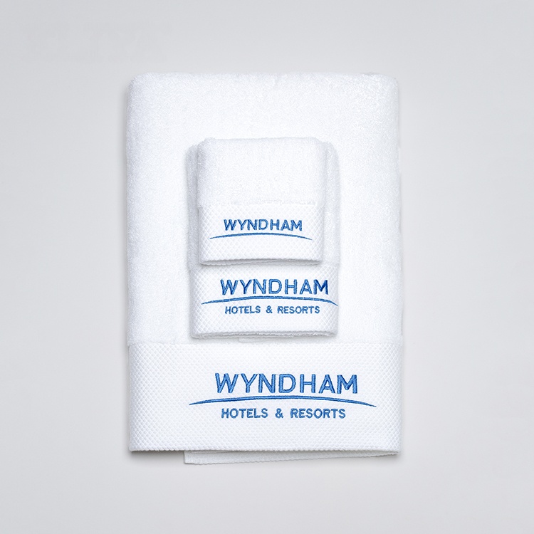 Luxury Five Star Hotel Red Bath Hand Towel Set
