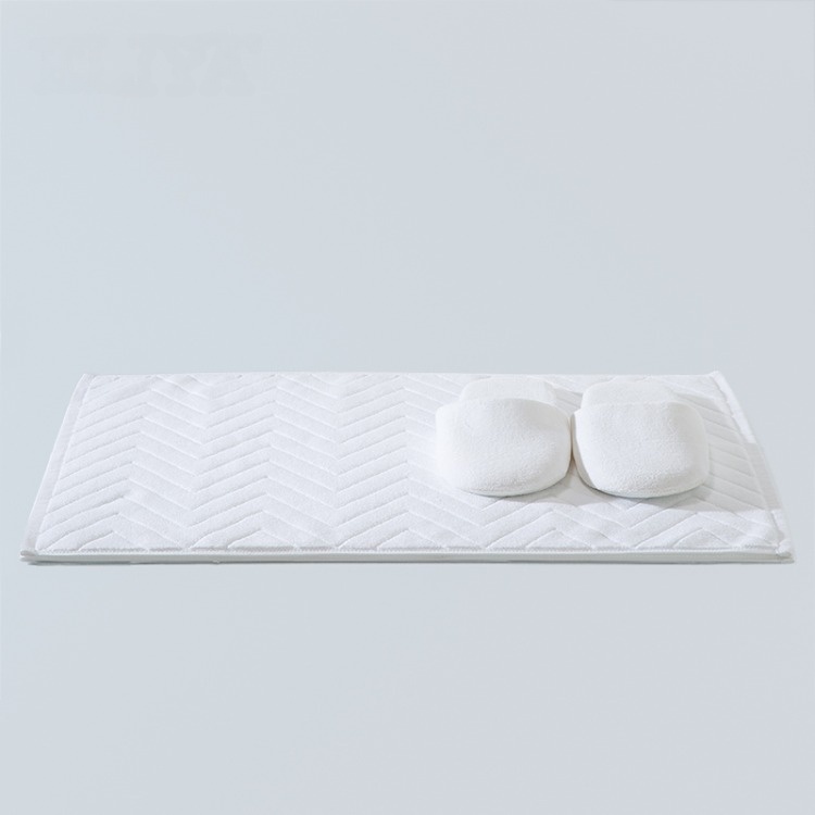 32s 5 Star Hotel Bath Mat High Quality Customized Jacquard Logo