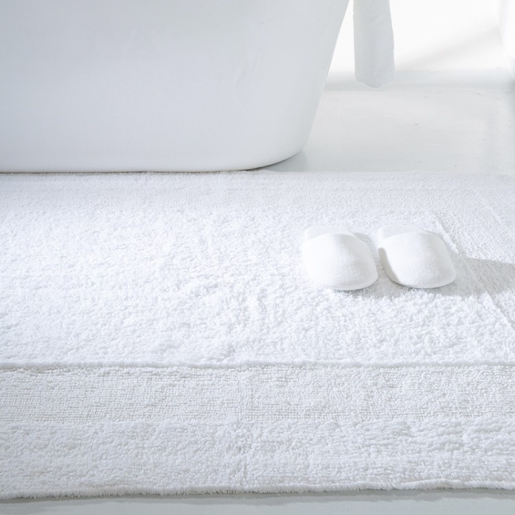 5 Star Hotel Bath Mat Hot Sale Customized Jacquard Logo Design