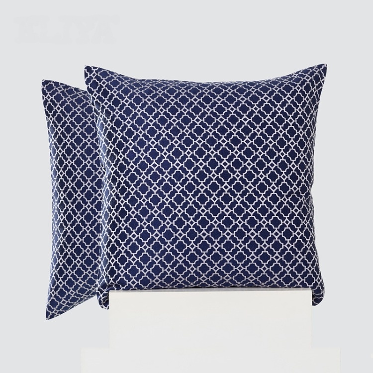Embroidered Pillow Cover Chinese High-Precision Jacquard Cushion Black Throw Pillows For Bed Cushions For Home Decor Luxurious