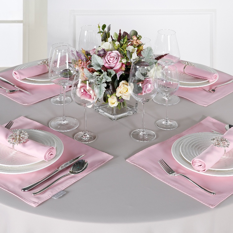 Anti Slip table mats set for restaurant hotel plastic woven place mat dinner dining plate dish mat