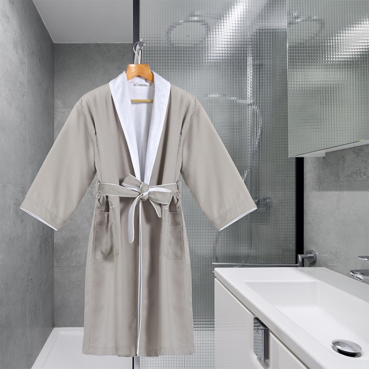 Robe Bathrobe Cotton Hotel Robes Custom Long Waffle White Bath Robe Hotel