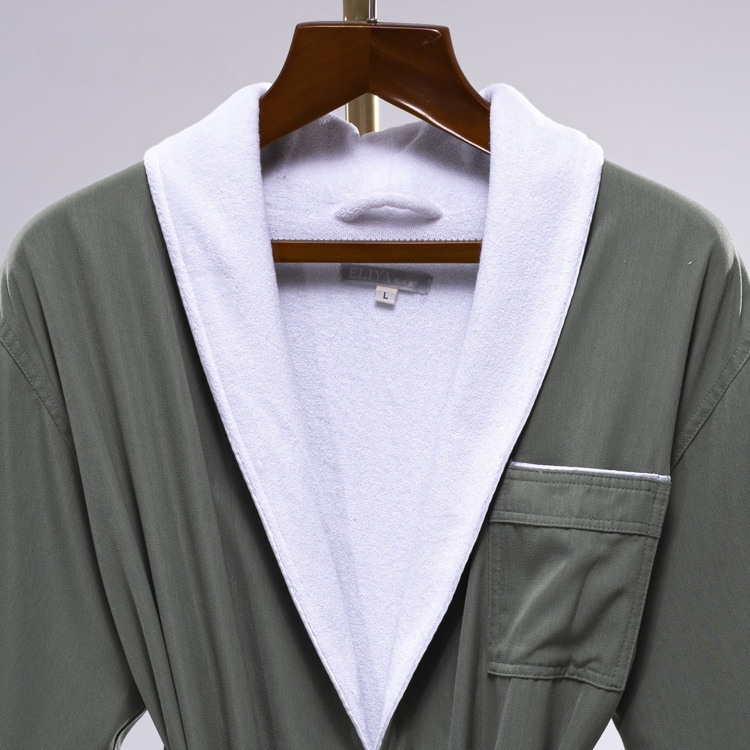 Double Layer Bathrobe Premium Design Customized Specifically For High End Hotels