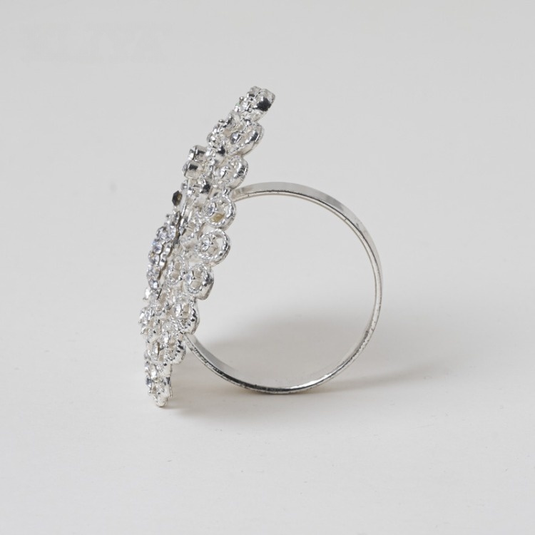 Peacock Diamond Napkin Ring