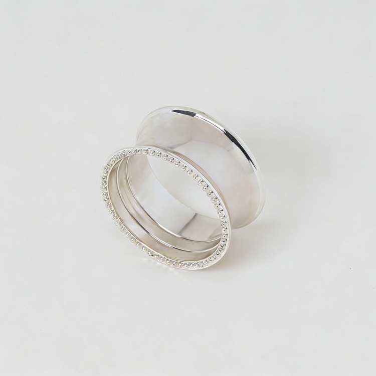 Vintage Metal Rivet Napkin Ring