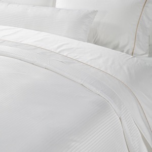 100% cotton 5 Star Bed Sheet 400TC White Hotel Bedding