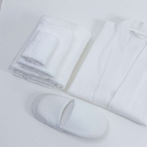 High Quality Kimono Hotel 100% Cotton Waffle Bath Robe