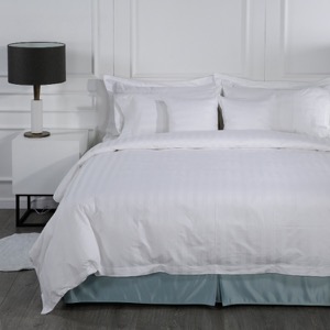 High Quality 600tc 3 Lines Embroidery Hotel Bedding Sets