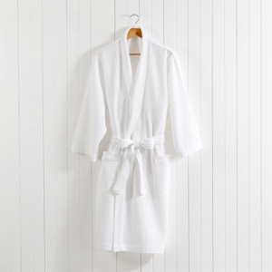 Hilton Cozy Unisex Satin Polyester Toweling Spa Robes And Slippers