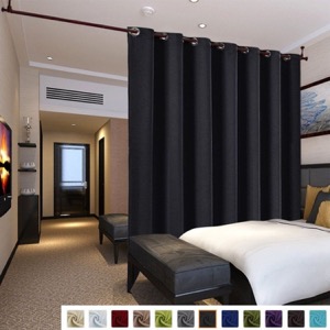 Supply Thermal Insulated Darkening Blackout Polyester Jacquard Curtain For