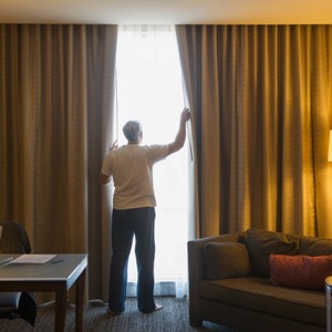Supply Thermal Insulated Darkening Blackout Polyester Jacquard Curtain For