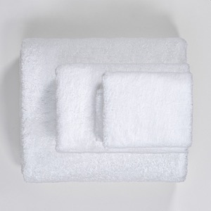 4 pcs Comfortable Plain White Hotel Bathroom Towel Set