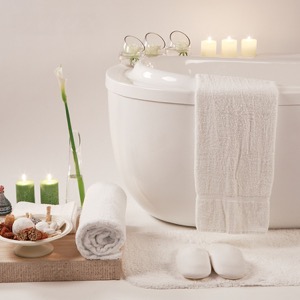 100% Cotton Plain White Luxury Hotel Towel Set