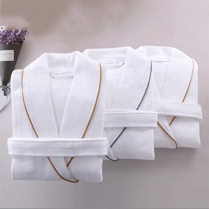 Manufacturing Design Custom Hotel Bathrobe Waffle Bathrobe Men Luxury