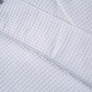 Luxury 100% Pure Cotton Small Waffle Hotel Bathrobe