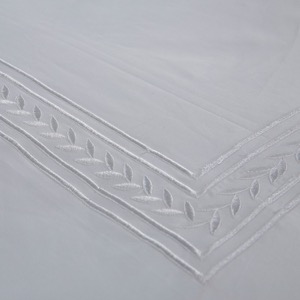 Hot Selling High Quality Cotton Bedding Set Bed Sheet Duvet Cover with Embroidery Logo Design