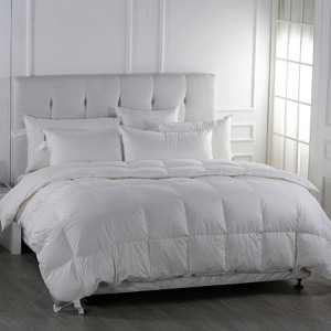 Supply Hotel Luxury 100% Cotton White Filling Duvet Quilted Duvet Set