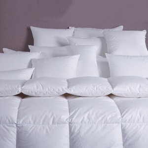 Supply Hotel Luxury 100% Cotton White Filling Duvet Quilted Duvet Set