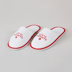 Disposable Hotel Velour Slippers For Bathroom