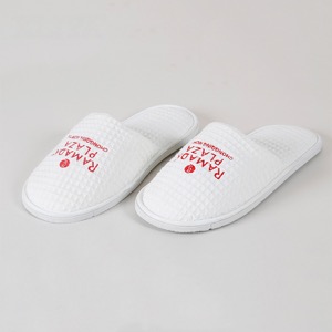 Disposable Hotel Velour Slippers For Bathroom