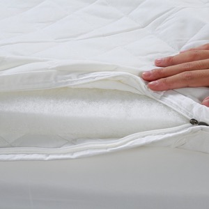 Queen Size Quilted Water Proof Bed Protector Mattress Cover For Hotel