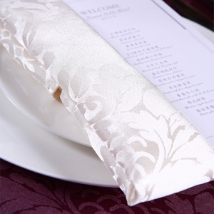 White Wedding Party 100 Linen Hemstitch Napkins Wholesale In Guangzhou