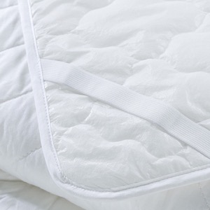 Cotton Polyester Waterproof Quilted Mattress Protector Microfiber Hollow Fiber