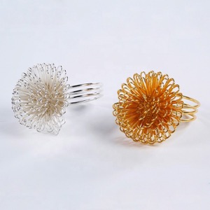 Luxury Gold Napkin Ring Handmade Napkin Rings
