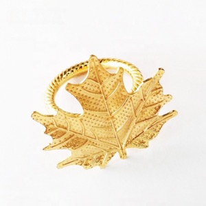 Metal Napkin Ring Silver Napkin Ring Flower Napkin Ring
