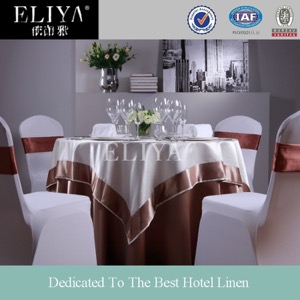 Factory Outlet Table Linen Table Cloth 100% Cotton For Hotel
