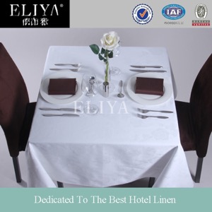 Factory Outlet Table Linen Table Cloth 100% Cotton For Hotel