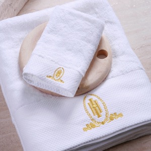 Dobby Border Towel Set 80*160cm/40*80cm/33*33cm