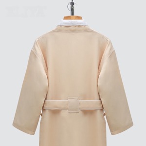 Luxury High Quality Velour Bathrobe White Cotton Bathrobe Hotel Bathrobe