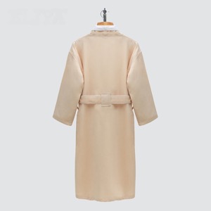 Luxury High Quality Velour Bathrobe White Cotton Bathrobe Hotel Bathrobe