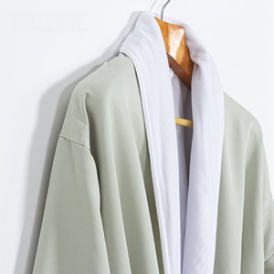 High Quality Bathrobe Double Layer Bathrobe Green Wholesale