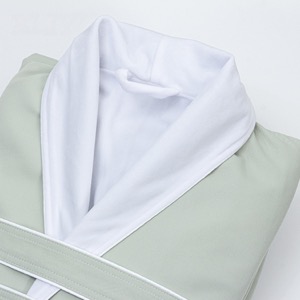 High Quality Bathrobe Double Layer Bathrobe Green Wholesale