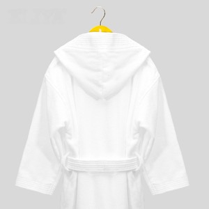 Hotel Pineapple Grid Bathrobe Series Logo Embroidery Bathrobe With Silver