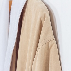High-end Double-layer Luxury Five-star Adult Brown Shawl Collar Hotel Bathrobe