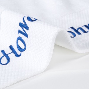 Hotel Luxury 100 Cotton Towel Set Hand Towel With Embroidery Logo