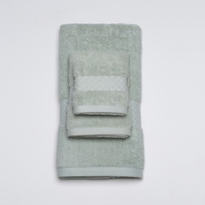 Pure Cotton Luxury Border Five Star Hotel Red Bath Hand Towel Set