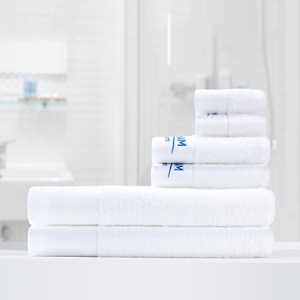 Luxury Five Star Hotel Red Bath Hand Towel Set