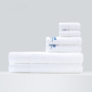 Luxury Five Star Hotel Red Bath Hand Towel Set