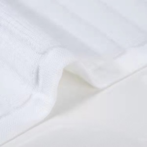 100% Cotton Bathroom Jacquard White Bath Mats for Hotel