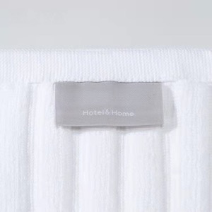 100% Cotton Bathroom Jacquard White Bath Mats for Hotel