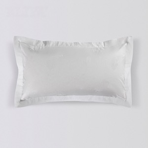 Classic Luxury 100% Cotton White Feather Pattern Jacquard Hotel Linen Bedroom Bedding Sheet Set