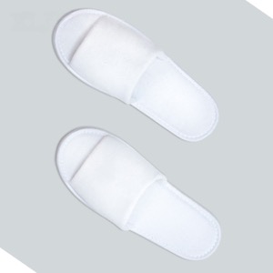 Supply Luxury Hotel Room White Disposable Slippers
