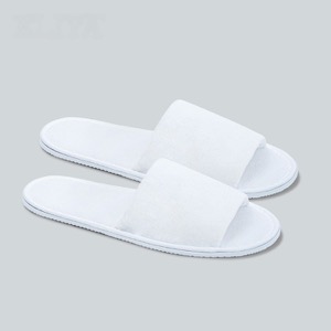 Supply Luxury Hotel Room White Disposable Slippers