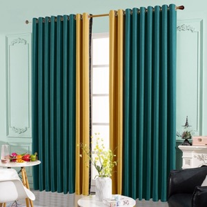 Supply Thermal Insulated Darkening Blackout Polyester Jacquard Curtain For